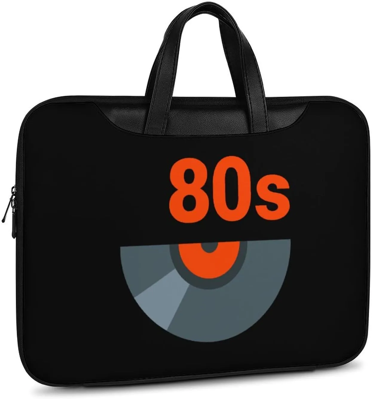 80s Music Icon Leather Bag Laptop Case Slim Water Resistant Computer Bags with Handle Briefcase for Work