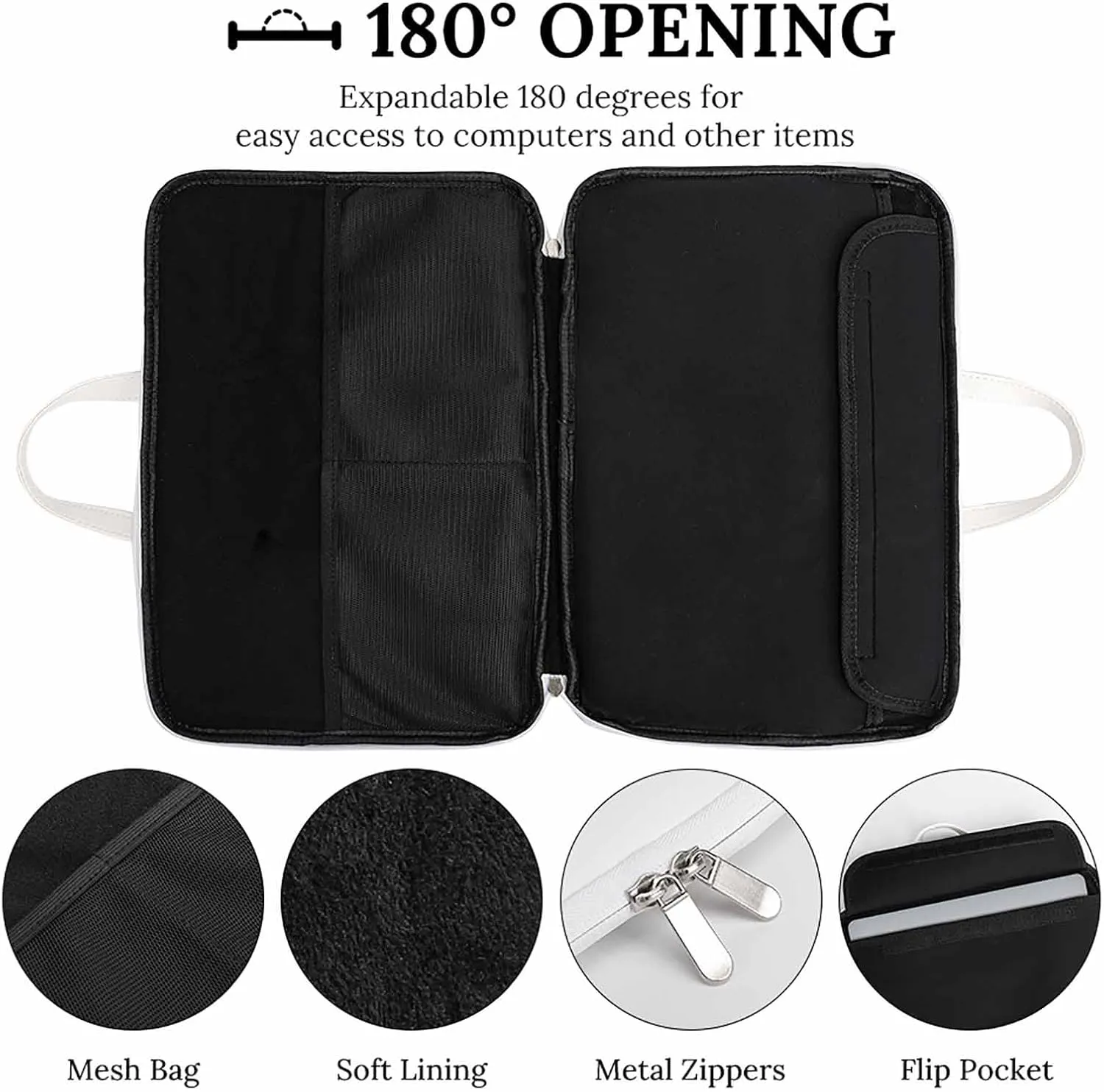 Alzheimer's Awareness Leather Bag Laptop Case Slim Water Resistant Computer Bags with Handle Briefcase for Work