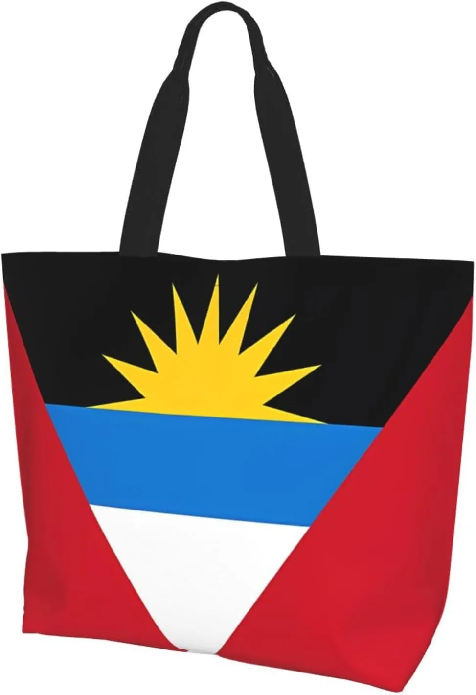 Antigua Barbuda Flag Women's Tote Bag Large Capacity Single Shoulder Bags Handbag for Shopping Work