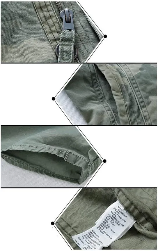 Autumn Winter Mens Camo Jacket Sportswear Thick Jacket Military Camouflage Coat Outdoor Work Cargo Jacket