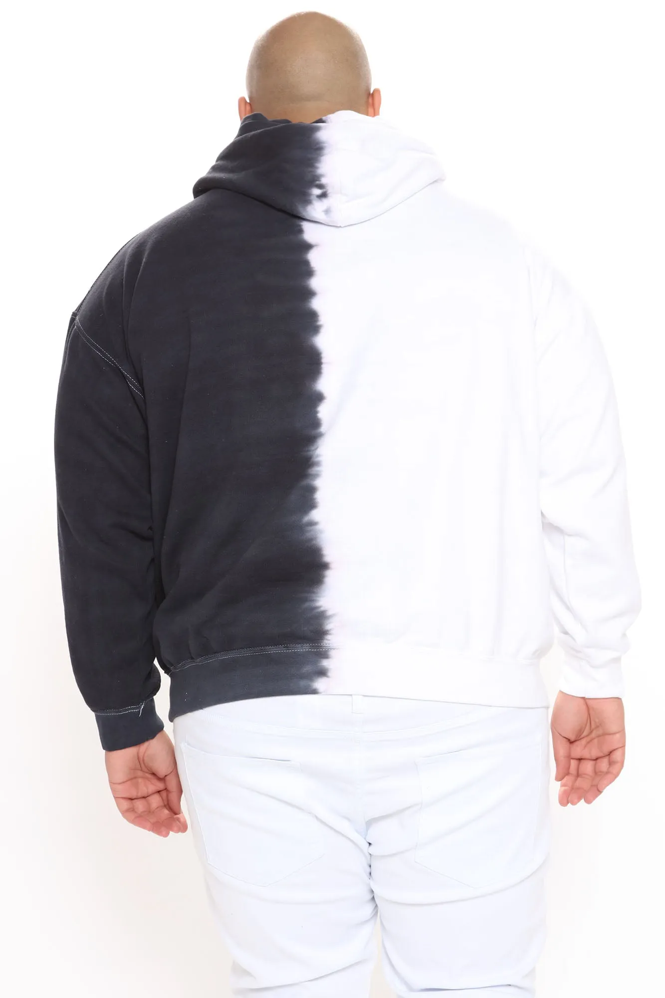 Bankroll Colorblock Hoodie - White/Black