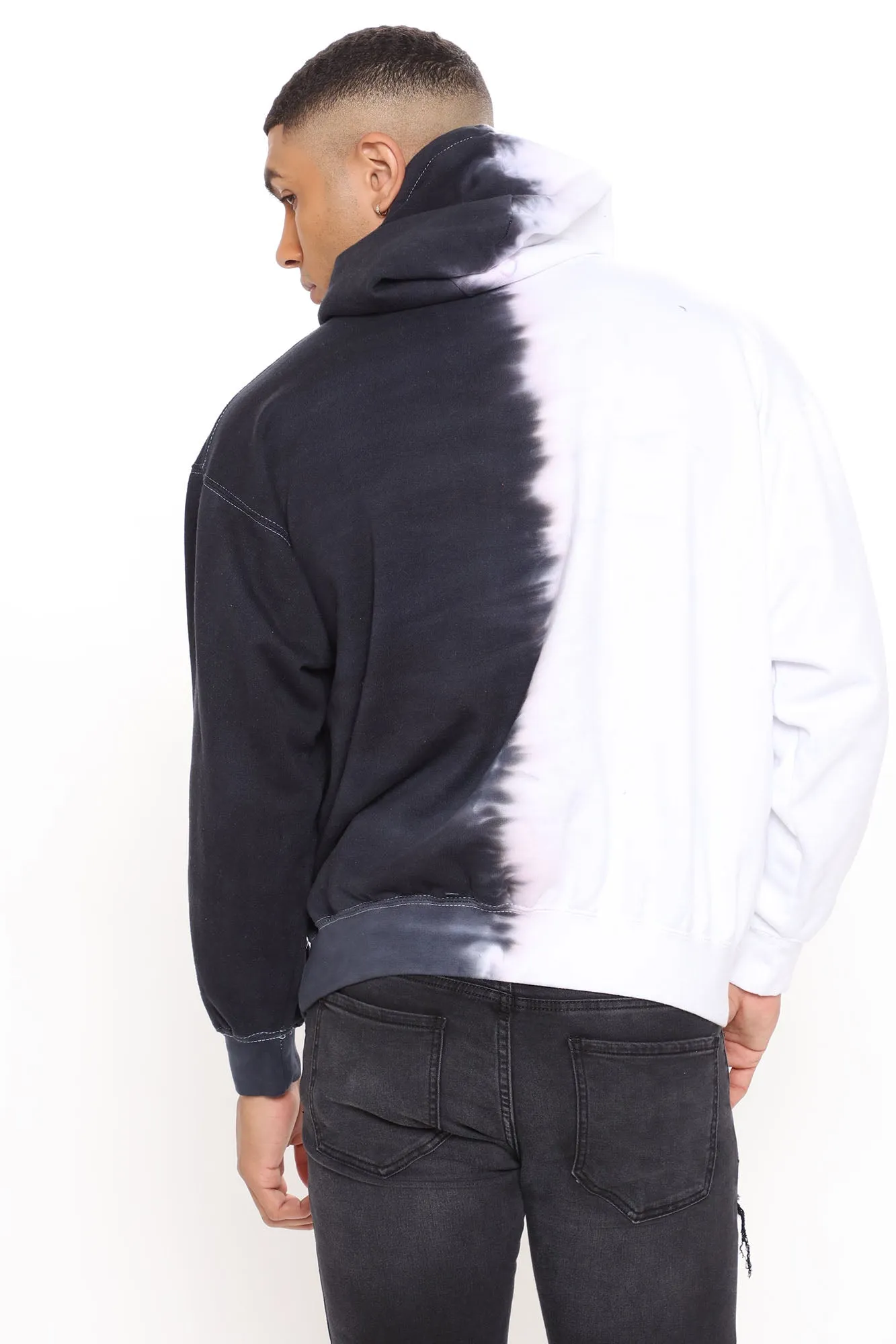 Bankroll Colorblock Hoodie - White/Black