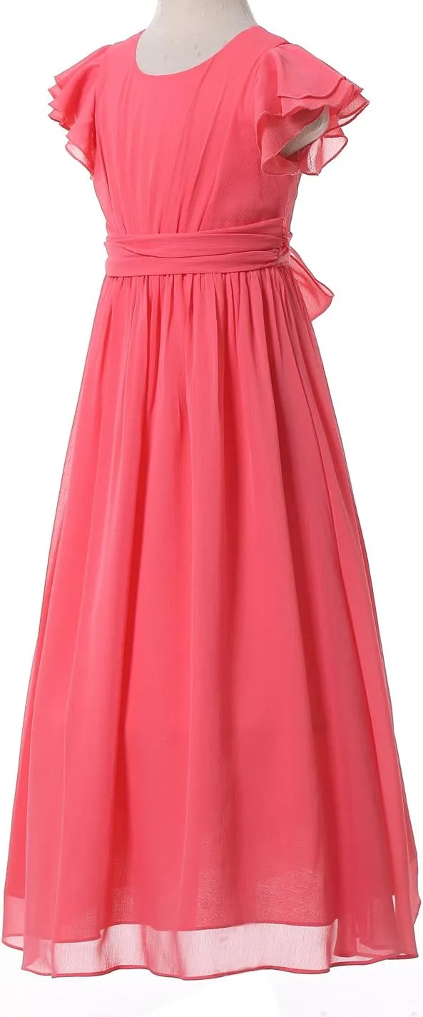 Bridesmaid Dress Prom Party Dresses Long Flower Girl's Dress