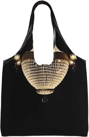 Canvas Tote Bag for Women Shoulder Tote Purse Reusable Grocery Bag Ball Room Chandelier Aesthetic Shopping Bags