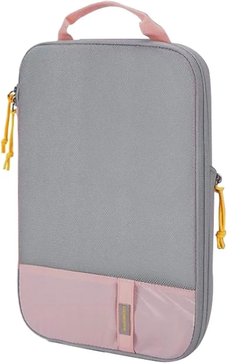 Compression Packing Cubes for Travel Lightweight Vacation Travel Travel Accessories for Suitcase Organizer Bags Set Luggage Organizer Travel Bags Garage Clothes Storage (A, One Size)