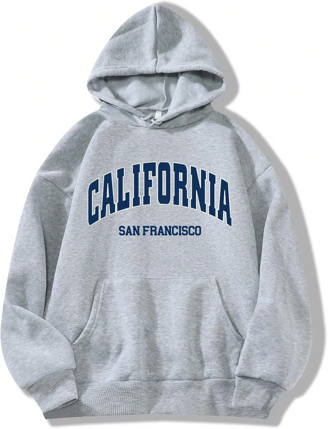 COZYEASE Women's Graphic Oversized Hoodies Pullover Long Sleeve Kangaroo Pocket Drawstring Casual Fashion Hooded Sweatshirt