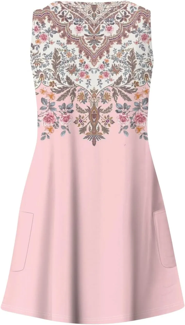 Dresses Women Summer Sleeveless Midi Dresses for Women Women Dresses for Special Occasions Fitted