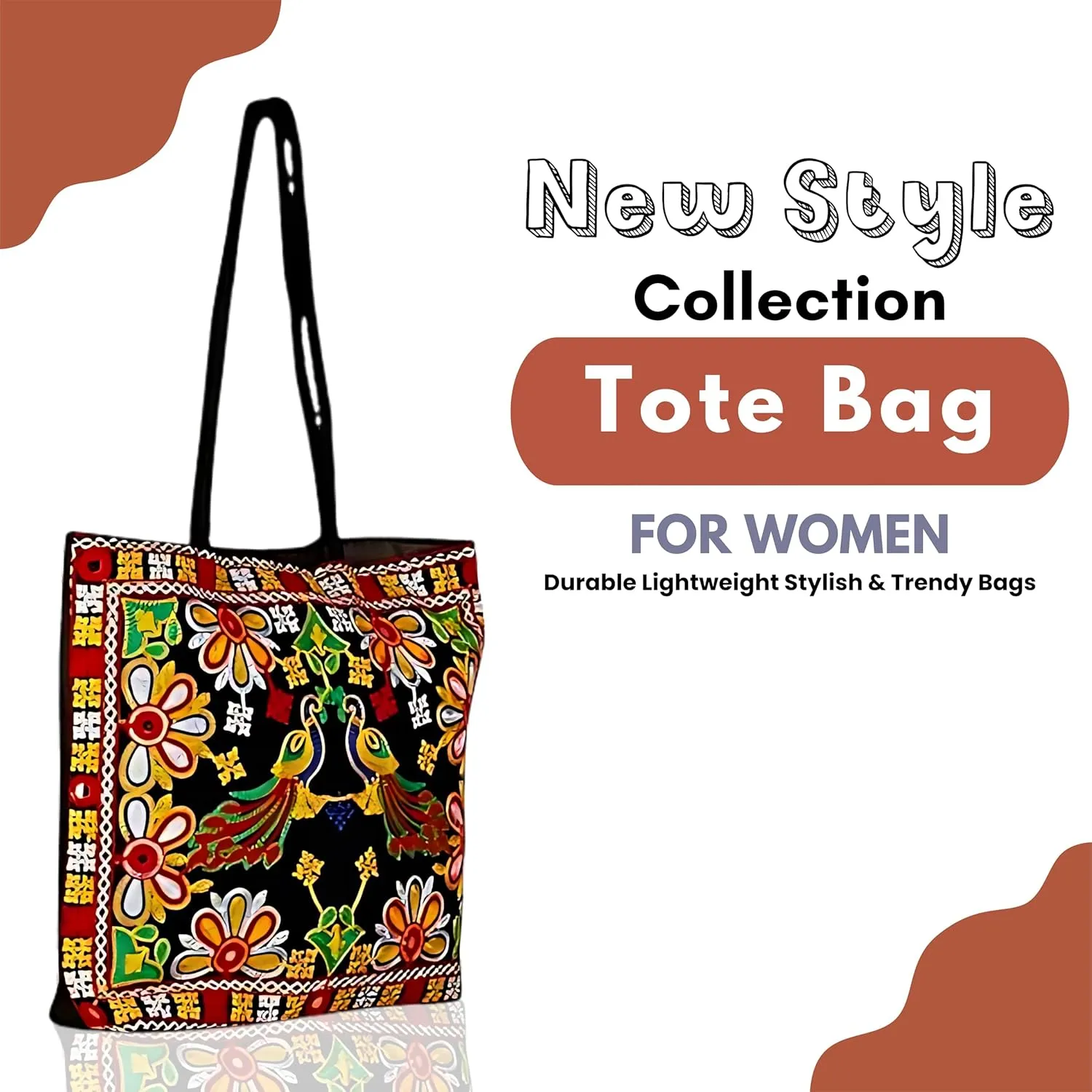 Embroidered Handmade Purses for Women Tote | Shoulder Bag | Handbag |ladies Hobo Bag Wallet Retro Canvas bag