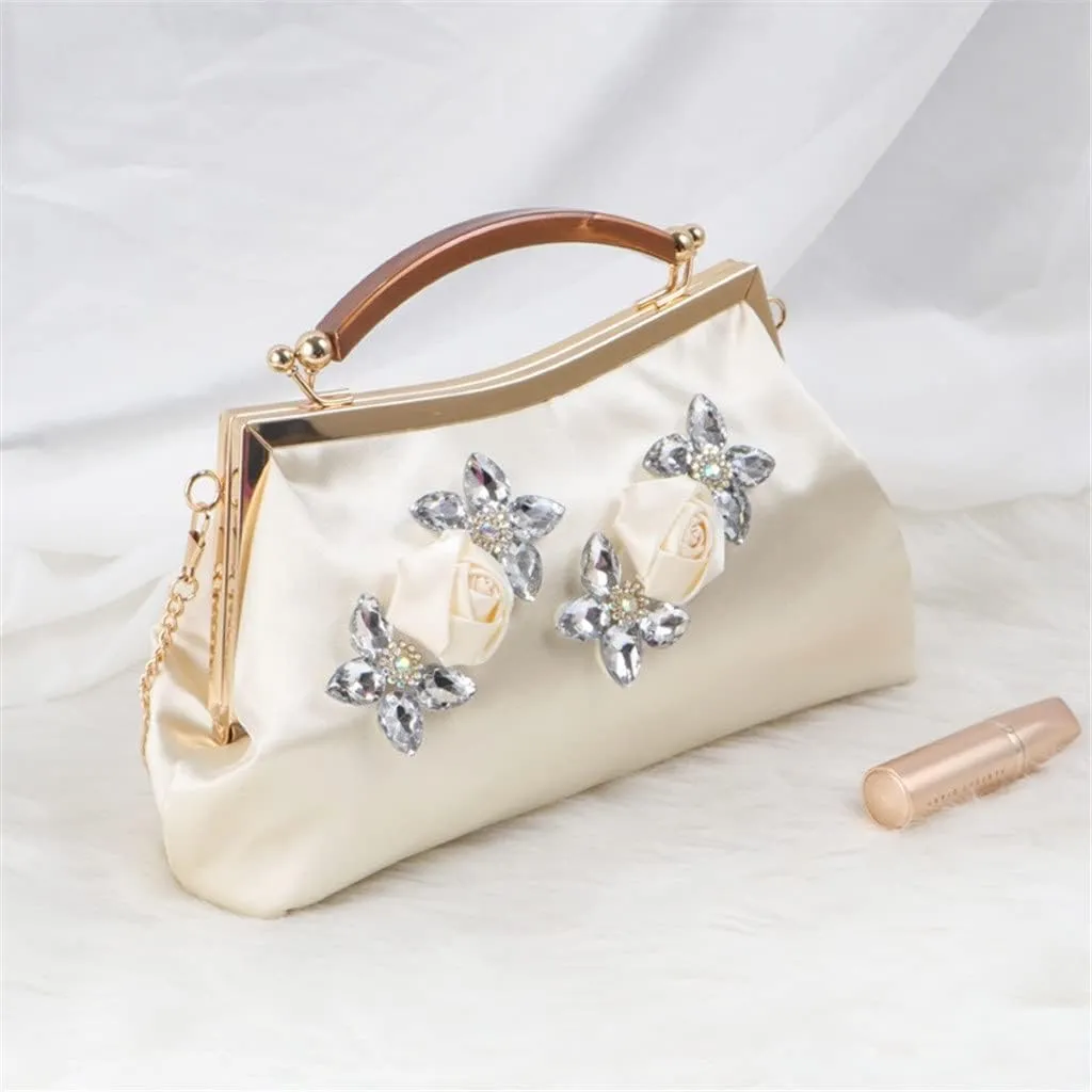 Evening Bag Flower Wedding Bags for Bride Purse and Handbags Wedding Party Day Clutches All Match Colorful