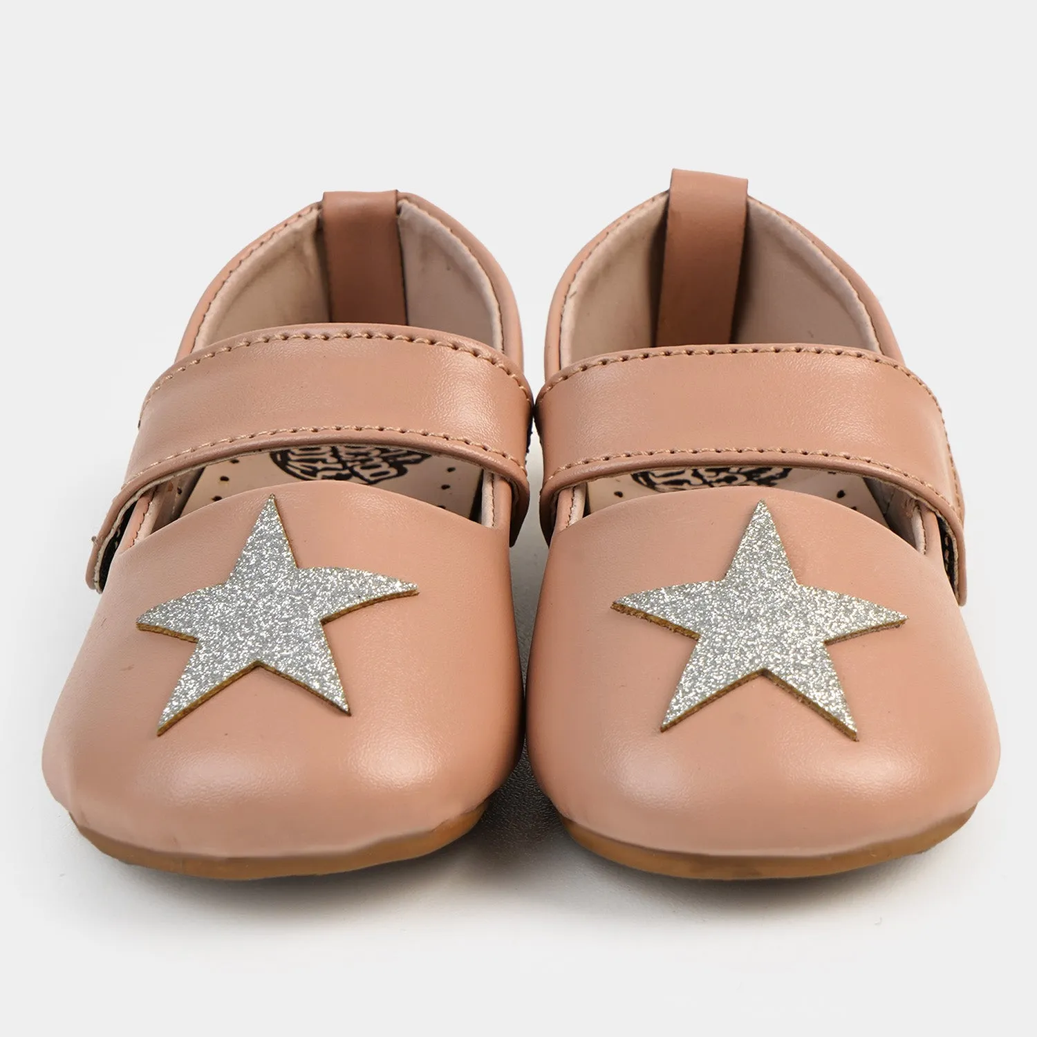 Girls Star Design Pumps - Pink