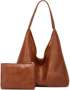 Hobo Bag Purses for Women Shoulder Bag Soft Vegan Crossbody Underarm Handbag Y2K Hobo Bag Commuting Bag