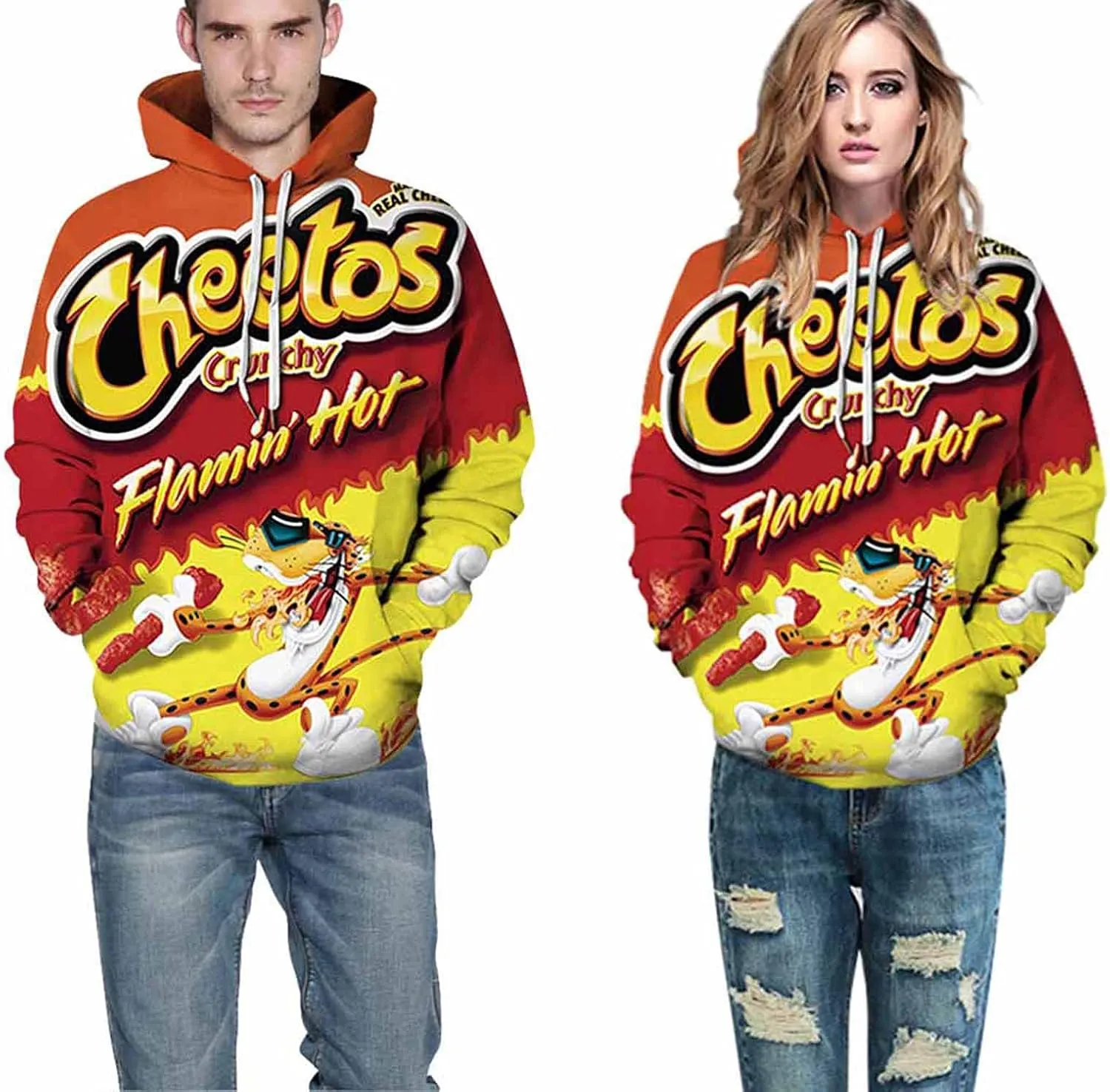 Keasmto 3D Ramen Chicken Noodle Soup Hoodie Beef Sweatshirt For Men Women Cotton Cute