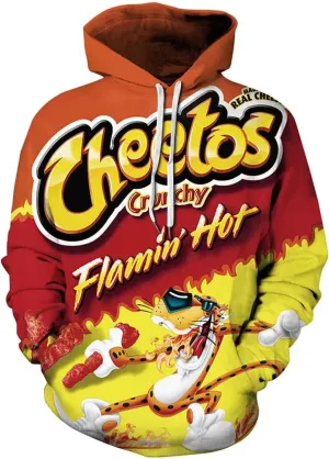 Keasmto 3D Ramen Chicken Noodle Soup Hoodie Beef Sweatshirt For Men Women Cotton Cute