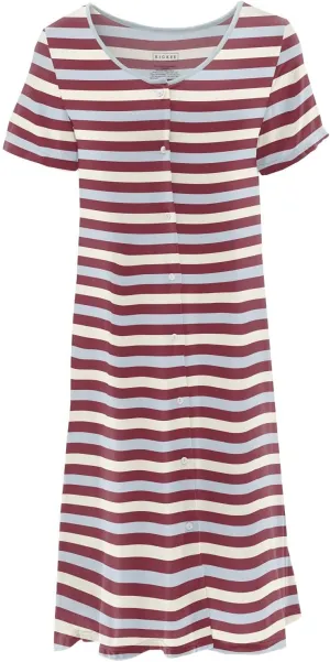 KICKEE Womens Print Nursing Nightgown, Button Down Night Dress, Soft Sleepwear for Women