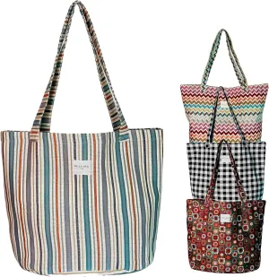 LARGE BOHO TOTE BAG for WOMEN  Animal Free Shoulder Bag  Boho Hippie Purse for Beach, Work & Daily Use