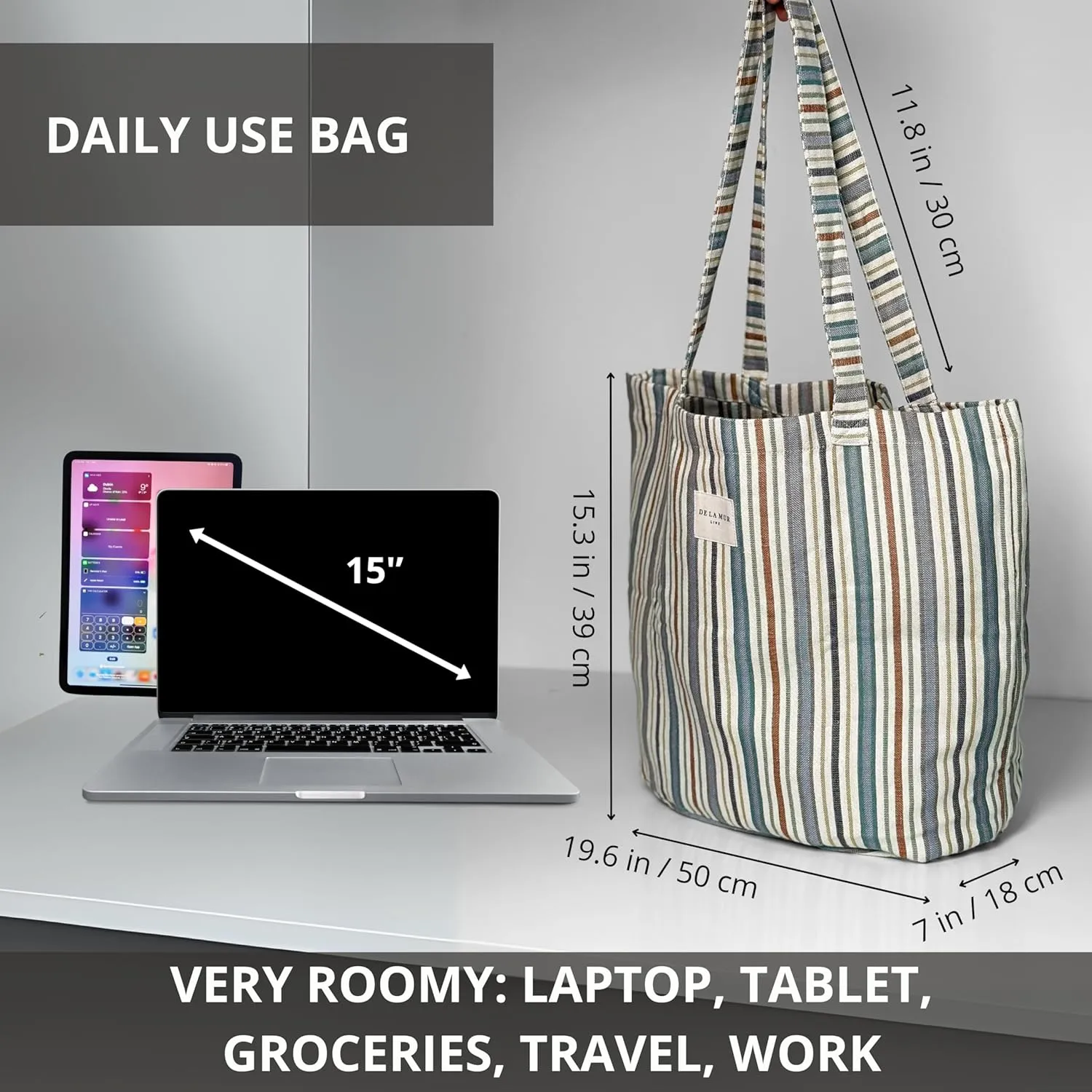 LARGE BOHO TOTE BAG for WOMEN  Animal Free Shoulder Bag  Boho Hippie Purse for Beach, Work & Daily Use