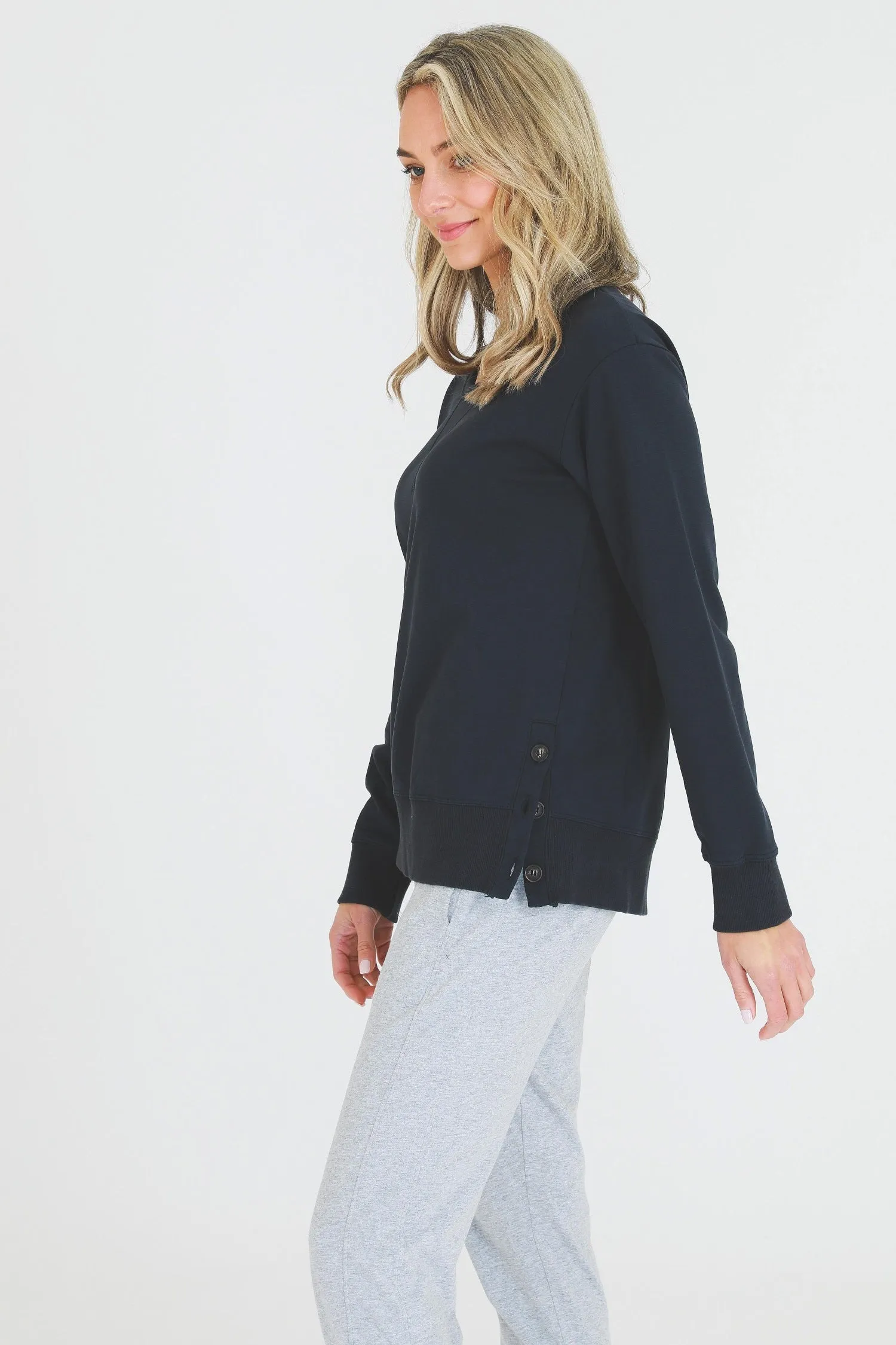 Layla Side Split Sweatshirt