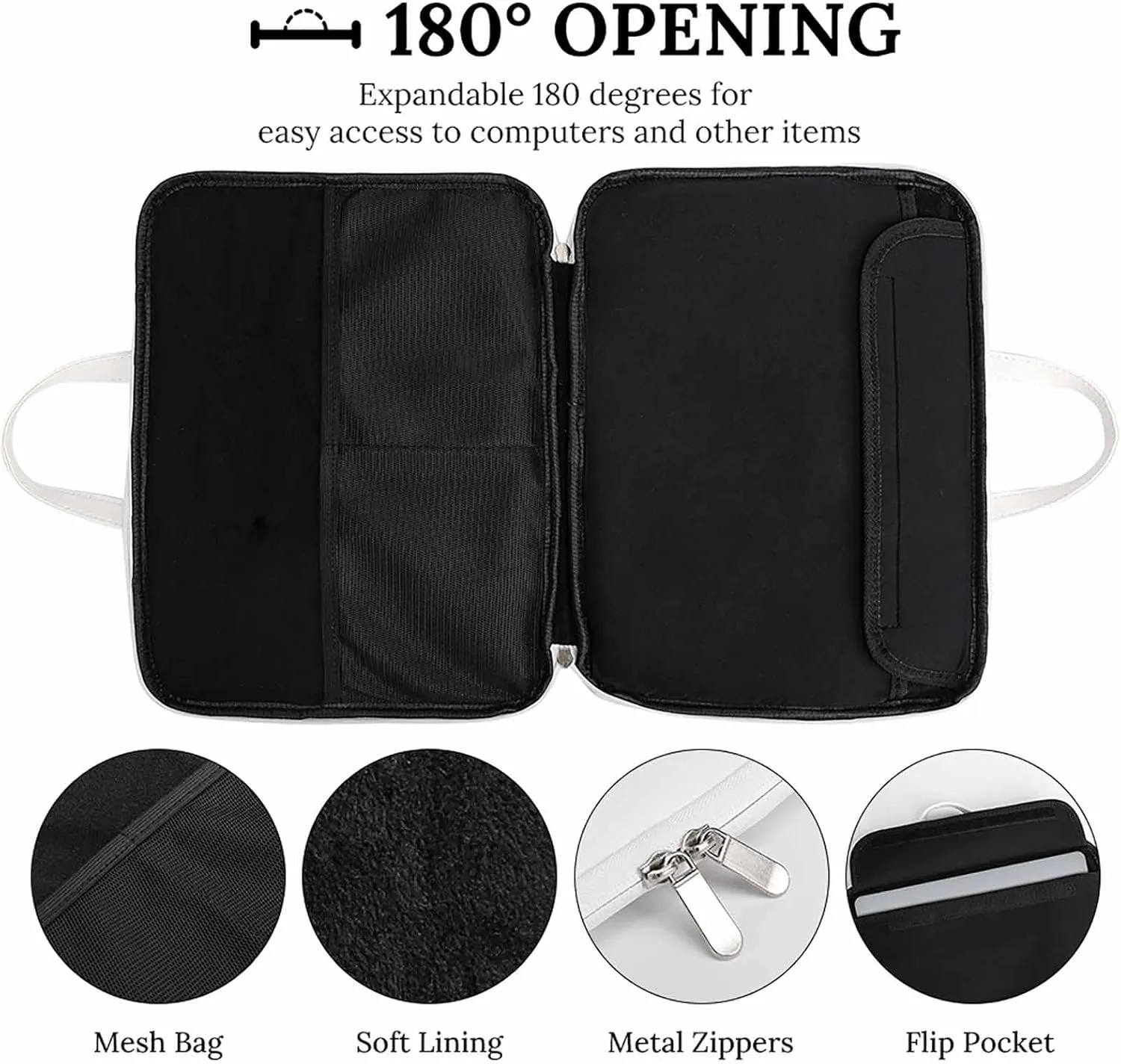 Math Geometric Triangle Graffiti Leather Bag Laptop Case Slim Water Resistant Computer Bags with Handle Briefcase for Work