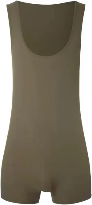 Mens Bodysuits Sexy Men Undershirts Gym Sport Fitness Jumpsuits Wrestling Singlet One-Piece Leotard Elastic Seamless