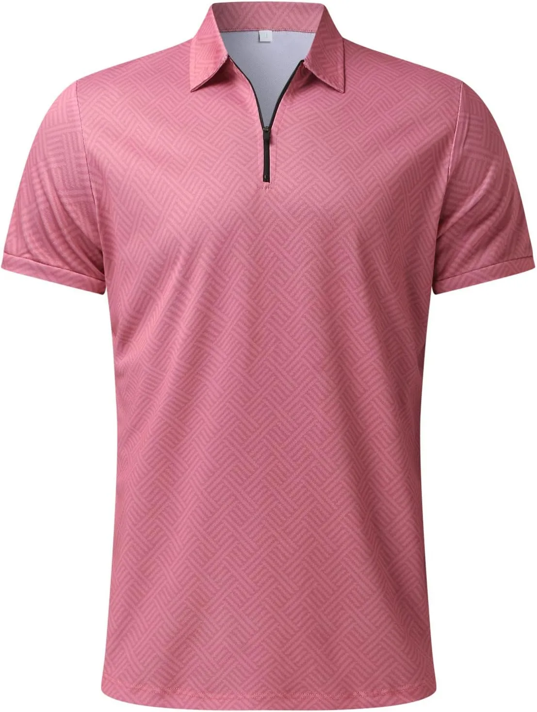 Mens Short Sets 2 Piece Outfits Short Sleeve Zipper Polo Shirts and Shorts Sets Classic Gym Workout Summer Tracksuits