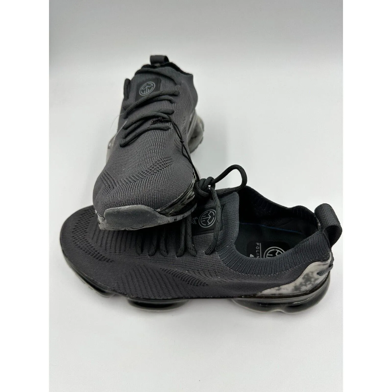 Men's Size 8, Black Slip-on Sneakers