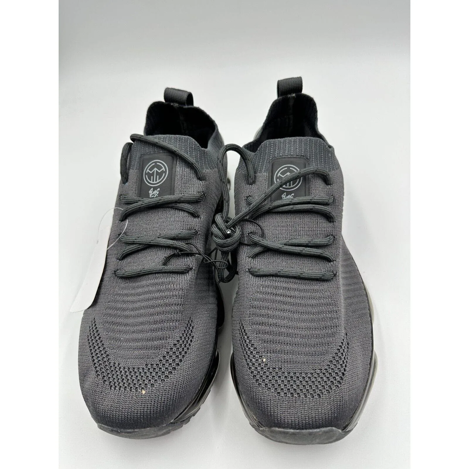 Men's Size 8, Black Slip-on Sneakers