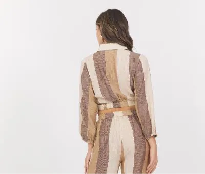 Metallic Cocoa Top