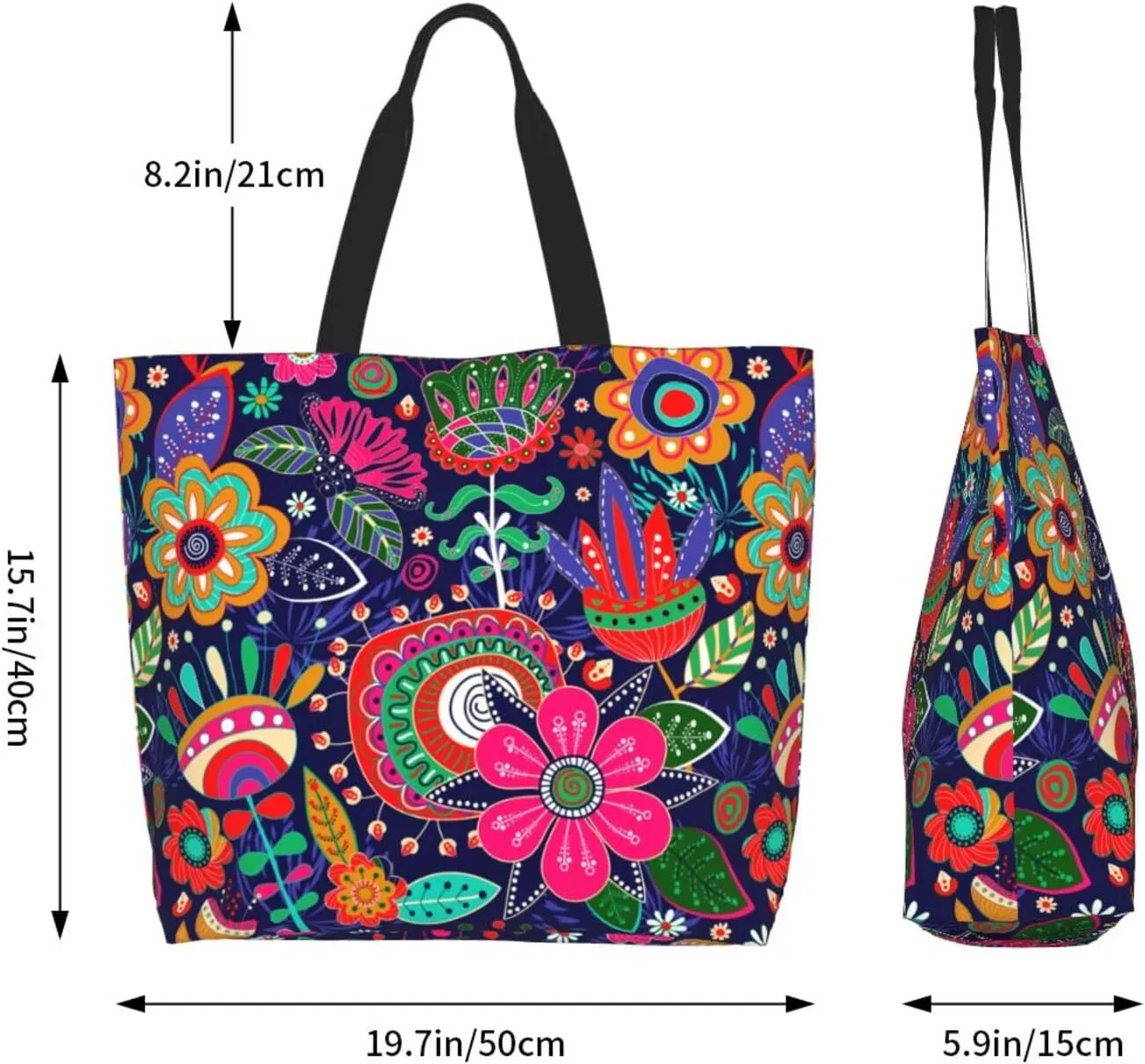 Mexico Mexican Eagle Flag Women's Tote Bag Large Capacity Single Shoulder Bags Handbag for Shopping Work
