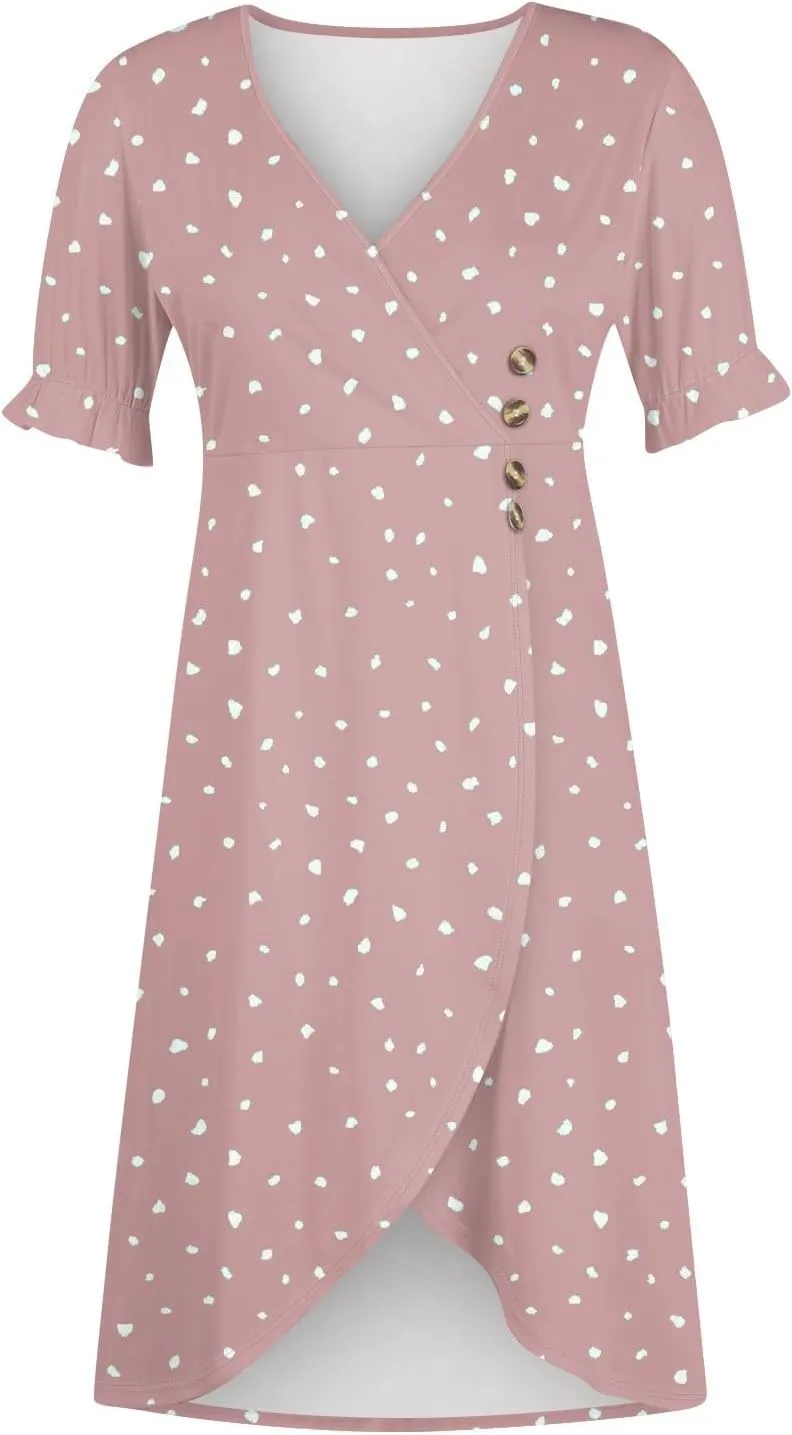 Midi Dresses for Women Dress Women Puff Sleeve Women Dresses for Special Occasions Summer Fitted