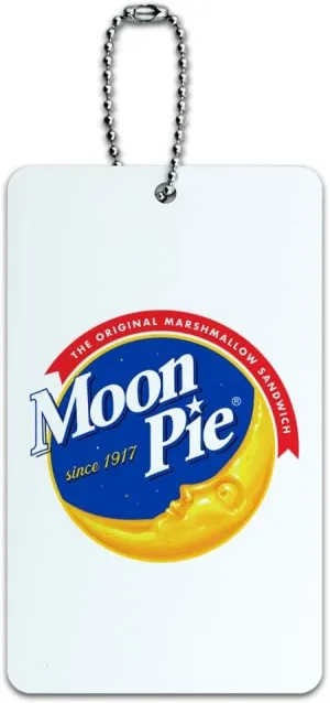 MoonPie Logo Luggage Card Suitcase Carry-On ID Tag