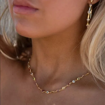 Multi-stones Necklace