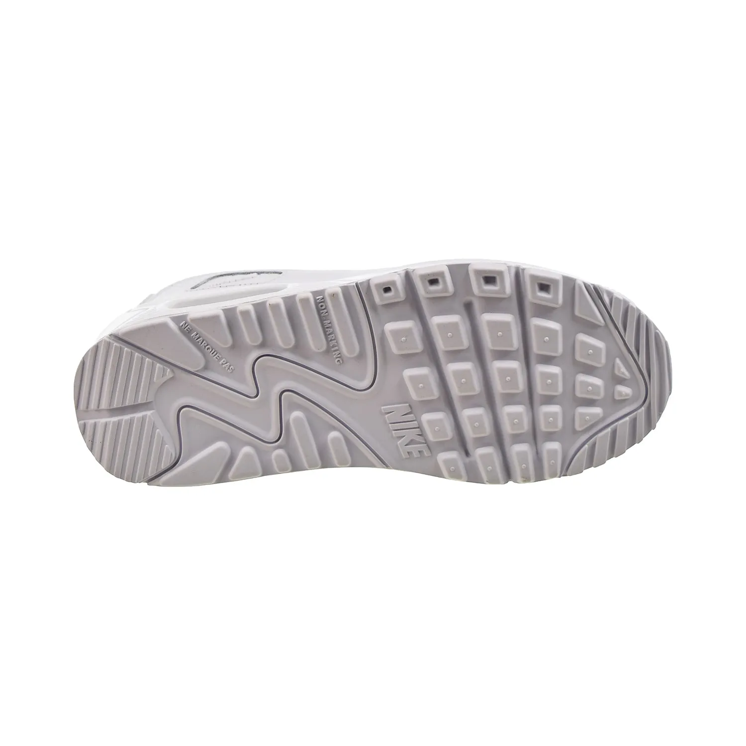 Nike Air Max 90 (GS) Big Kids' Shoes White