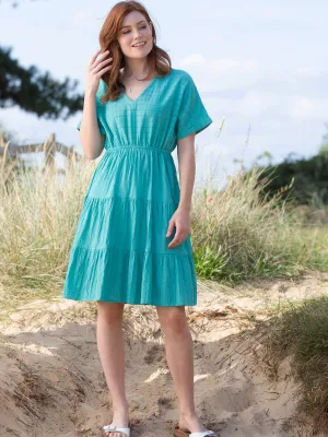 Pimperne jacquard stripe dress