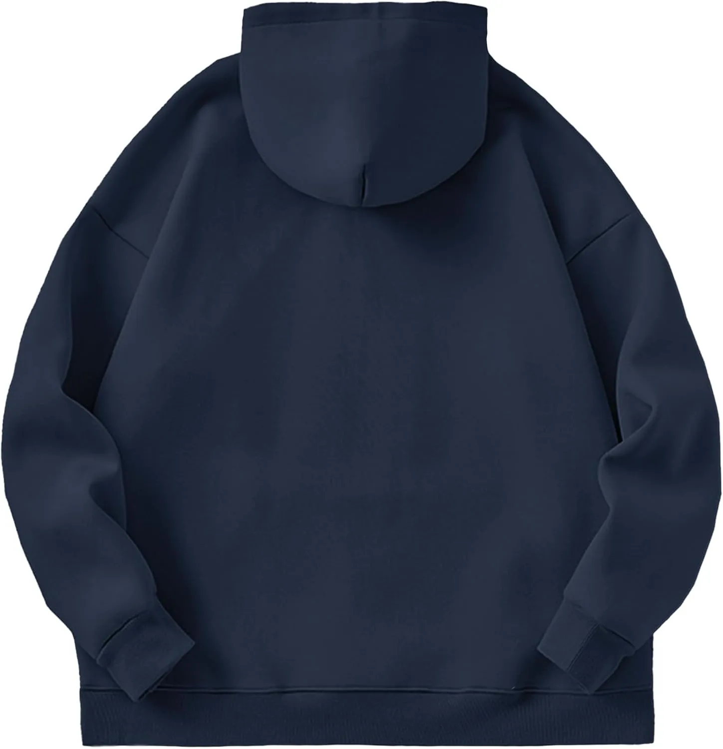 PLEPAN Quarter Zip Hoodies for Men Oversized Pullover Loose Fit Sweatshirt with Kangaroo Pocket
