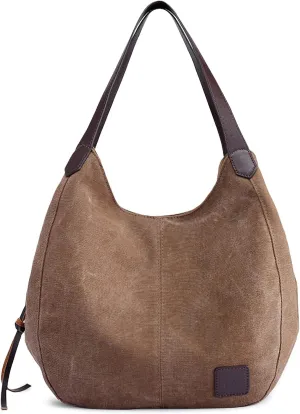Popularity Women Canvas Shoulder Bags Ladies Canvas Handbag