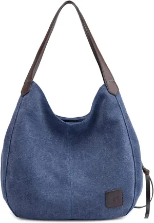 Popularity Women Canvas Shoulder Bags Ladies Canvas Handbag