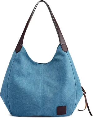 Popularity Women Canvas Shoulder Bags Ladies Canvas Handbag