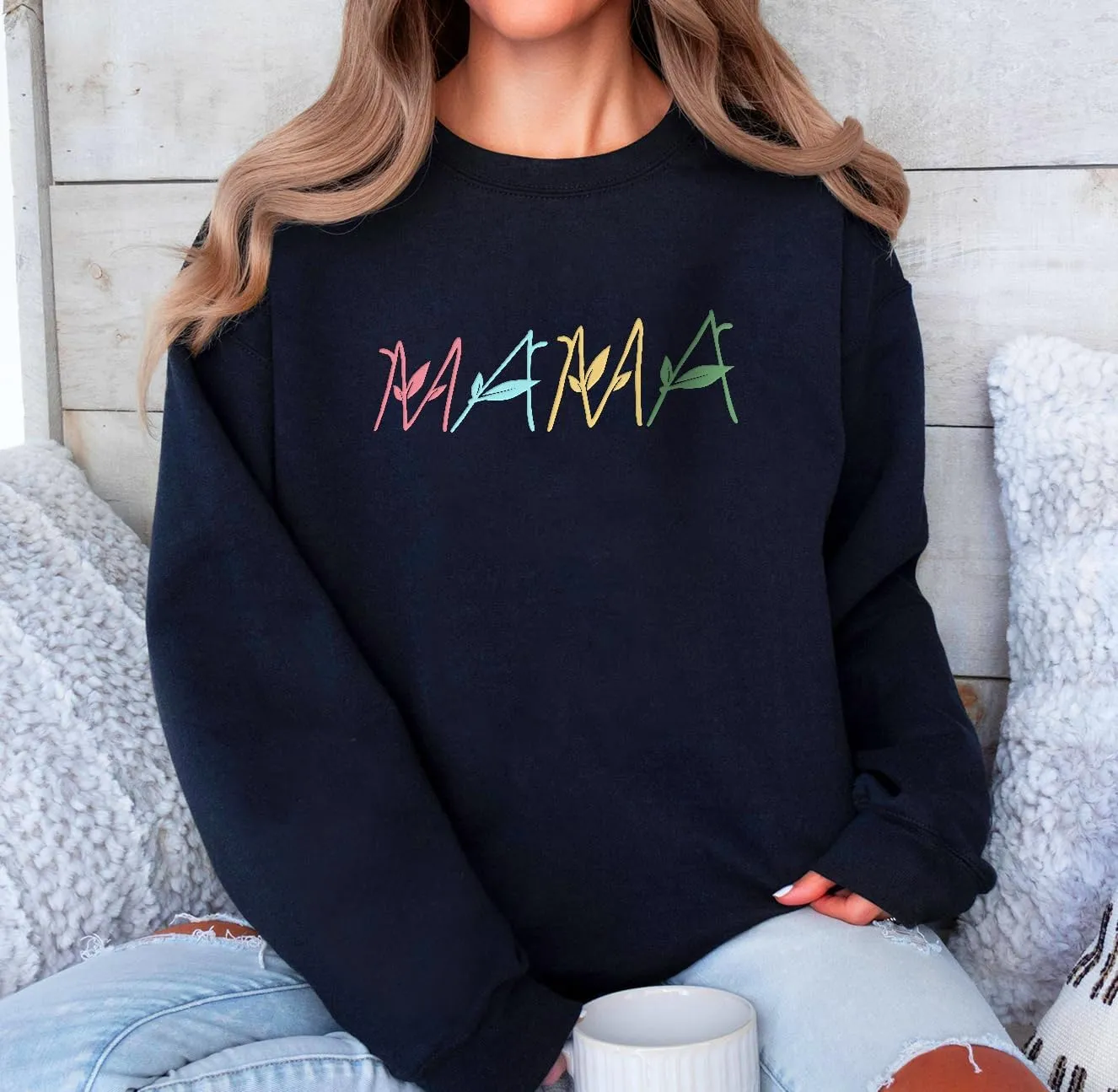 Premium Custom Text Embroidered Hoodie, Oversized Sweatshirts Women, Birthday Gifts Mothers Day- Size S to 4XL