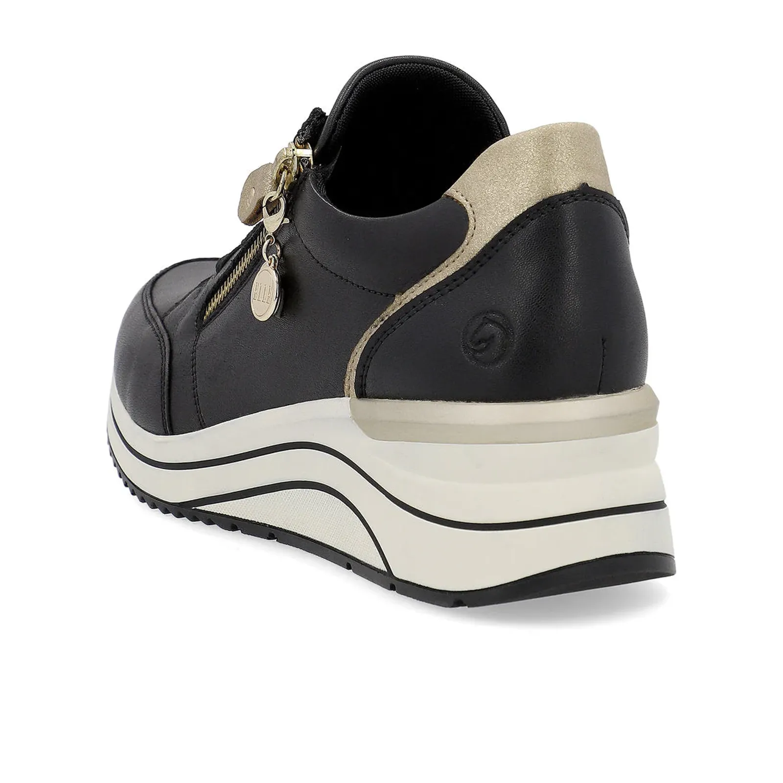 Remonte Eleni D0T03-01 Sneaker (Women) - Schwarz/Ginger Gold