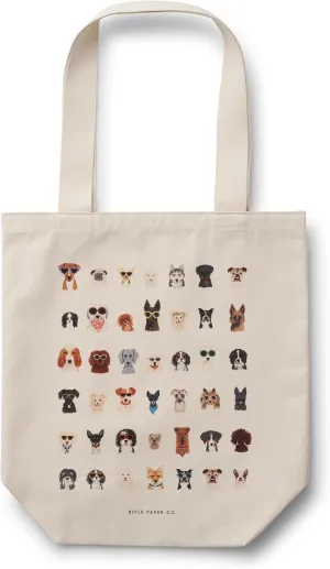 RIFLE PAPER CO. Book Club Canvas Tote Bag for Beach, Gym, & Travel, Shoulder Bag for Women, Reusable Bag, Summer Essentials