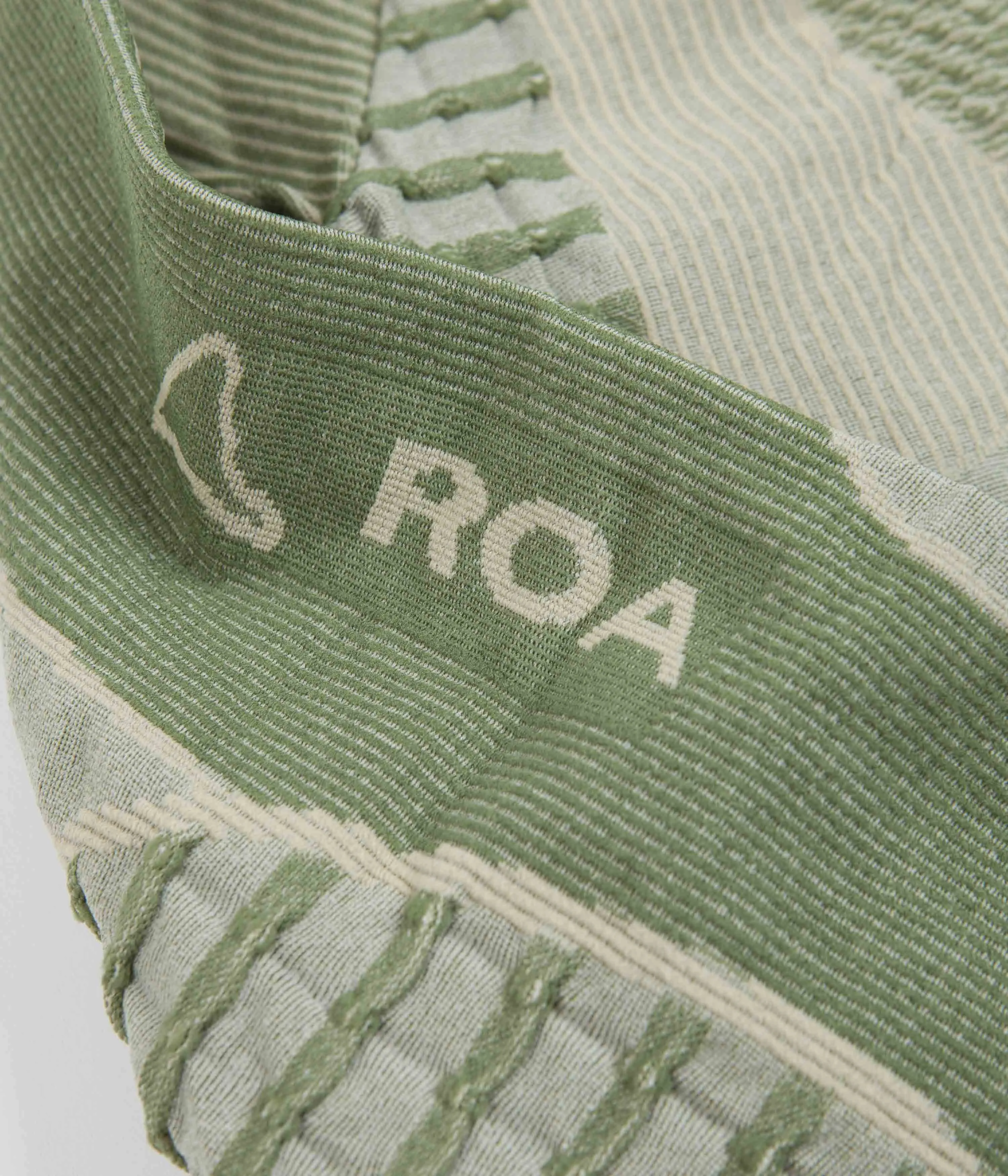 ROA Tech Knit Long Sleeve T-Shirt - Olive / Beige