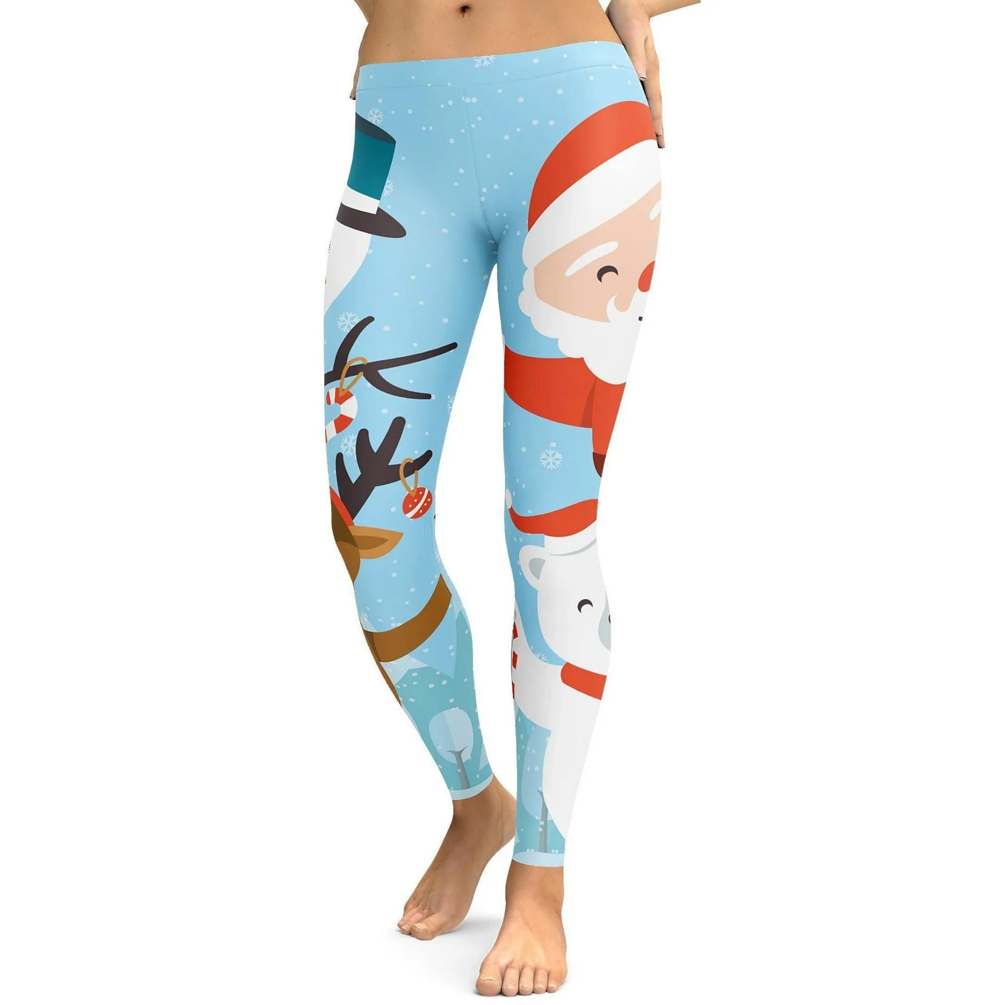 Santa and Friends Leggings