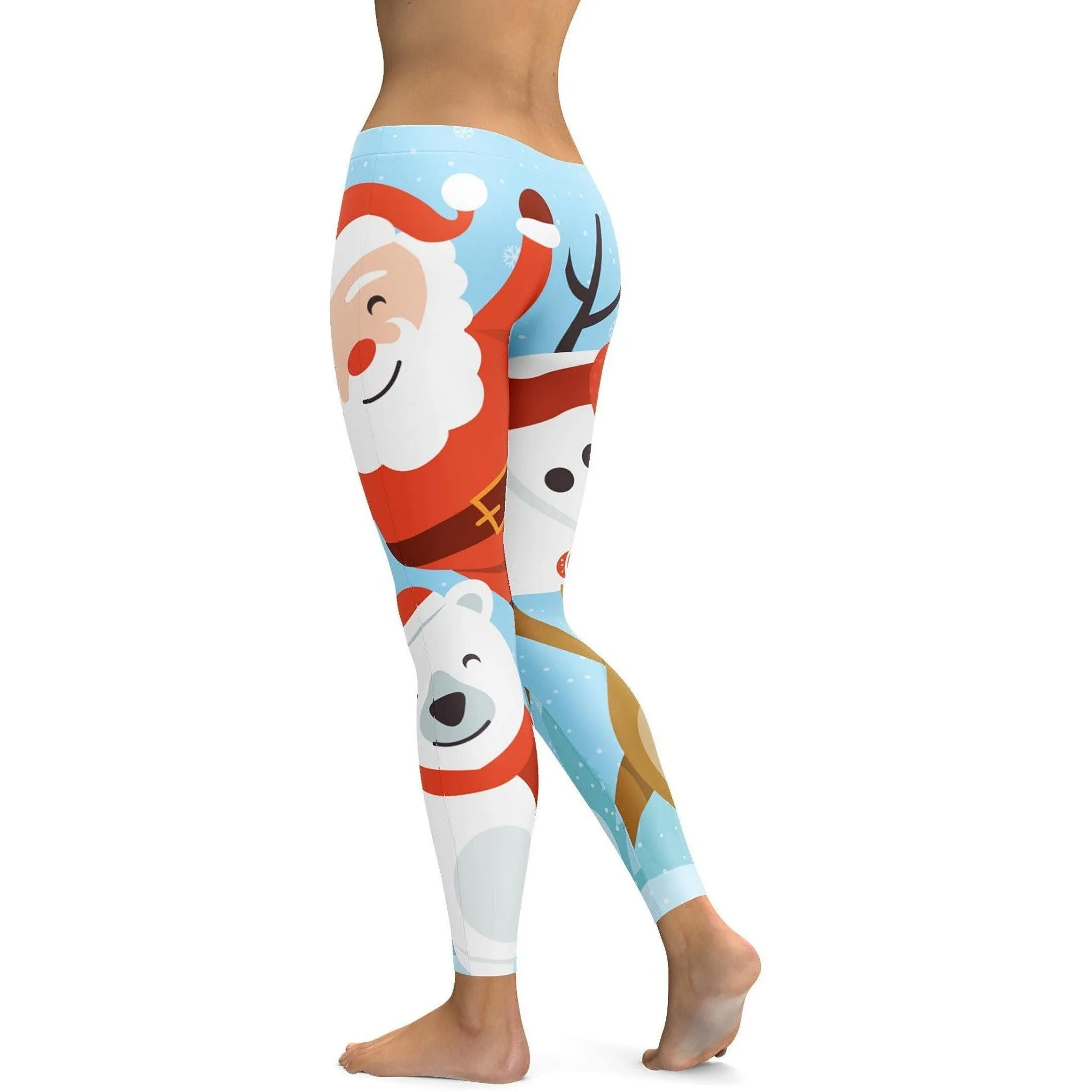 Santa and Friends Leggings