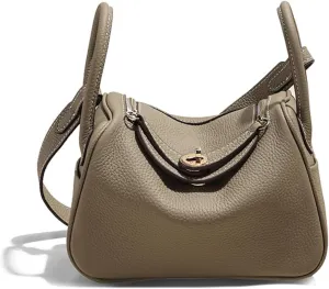 Soft Genuine Leather Satchel Bags for Women Top Handle Shoulder Purses and Handbags Totes Shoulder Bag Well made