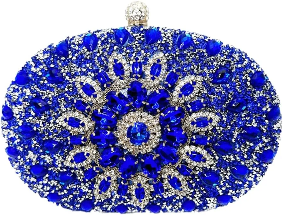 Solyinne Evening Bags for Women Luxury Handbags Bride Wallet Glitter Multicolor Rhinestone Bags Weddings Formal Prom Party