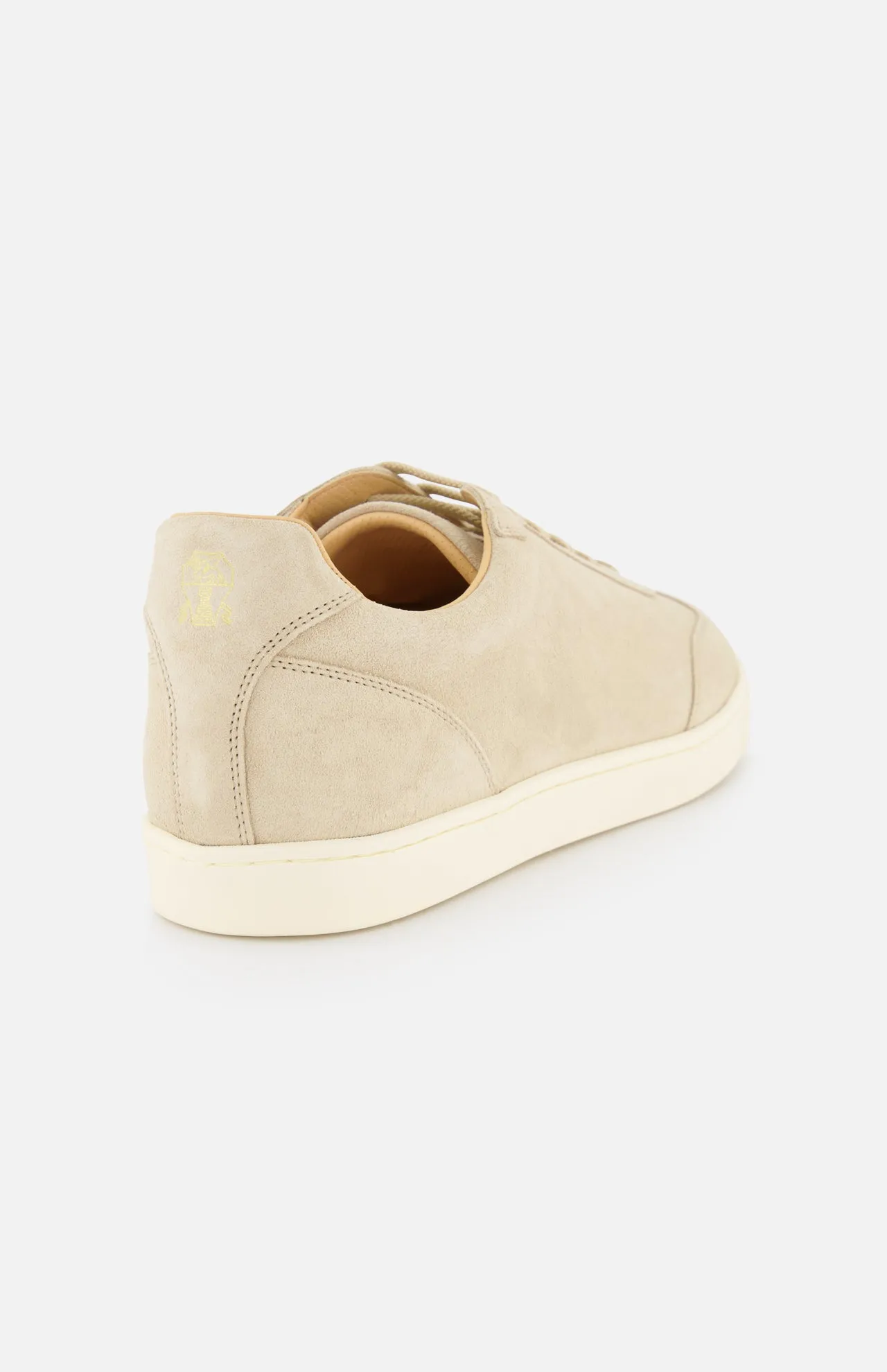 Suede Contrast Sole Sneakers