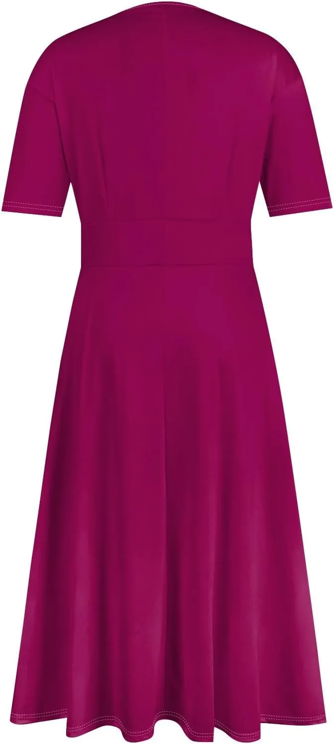 Summer Dresses Women Short Sleeve Maxi Dress for Women Summer Womens Dresses Casual Cute