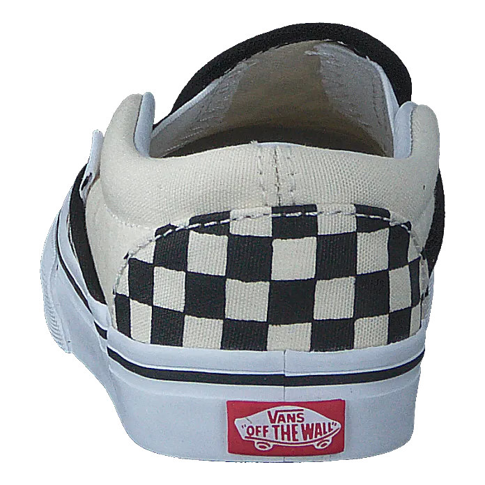 T Classic Slip-On Black And White Checker/White