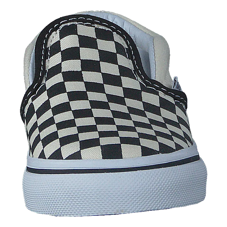 T Classic Slip-On Black And White Checker/White