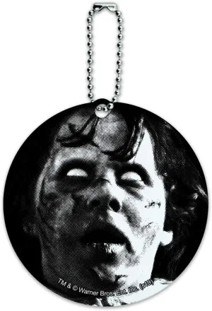 The Exorcist Regan Round Luggage ID Tag Card Suitcase Carry-On